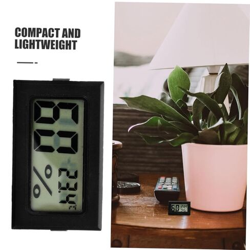 4pcs درجة الحرارة الرقمية الصغيرة والرطوبة مراقبة شاشة LCD شاشة مقياس الرطوبة لزواحف terrarium الدفيئة خزانة الثلاجة دقة قراءات موفرة للطاقة في وقت واحد in Saudi Arabia