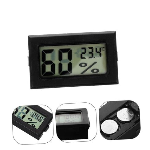 4pcs درجة الحرارة الرقمية الصغيرة والرطوبة مراقبة شاشة LCD شاشة مقياس الرطوبة لزواحف terrarium الدفيئة خزانة الثلاجة دقة قراءات موفرة للطاقة في وقت واحد in Saudi Arabia