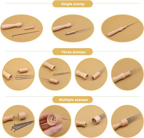 Mayboos 148Pcs Needle Felting Kit,Wool Felting Needles Tool, with 4 Sizes Felting Needles,Felting Pad for Beginner Professional in Saudi Arabia