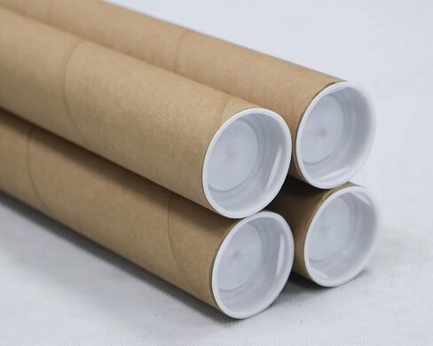 MagicWater Supply Mailing Tube - 1.5 in x 9 in - Kraft - 1 Pack - for Shipping and Storage of Posters, Arts, Crafts, and Documents in Saudi Arabia