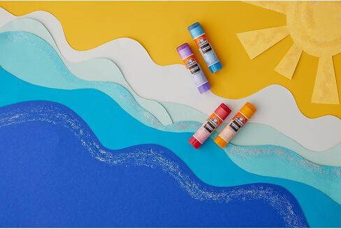 Elmer's Color 'N Glitz Glue Sticks, 0.21gm, Pack of 4 Glue Sticks in Saudi Arabia