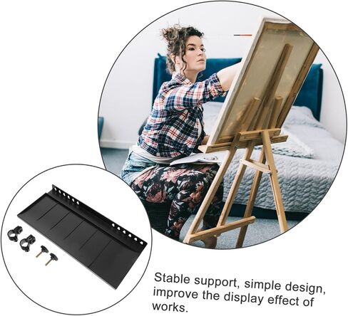 صينية EASEL البديلة للفنانين وملحقات الطلاء القابلة للفصل مريحة لتقديم صينية للتقديم للمتسابقات القوية وسهلة التثبيت لأدوات وعناصر عقد in Saudi Arabia