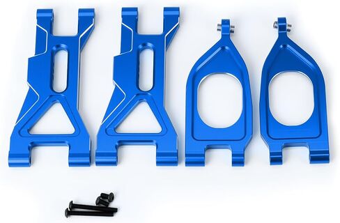 Aluminum Front Upper & Lower Suspension Arm Swing Arm RC Upgrades for Arrma 1/10 Gorgon 4X2 2WD Gorgon Monster Truck,Replace#ARA330750#ARA330752 (Red) in Saudi Arabia