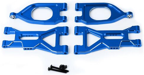 Aluminum Front Upper & Lower Suspension Arm Swing Arm RC Upgrades for Arrma 1/10 Gorgon 4X2 2WD Gorgon Monster Truck,Replace#ARA330750#ARA330752 (Red) in Saudi Arabia