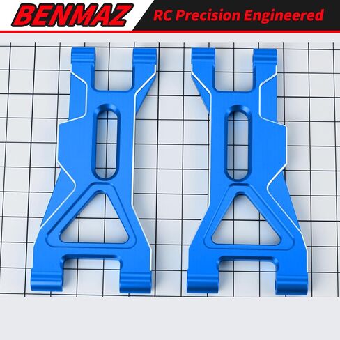 Aluminum Front Upper & Lower Suspension Arm Swing Arm RC Upgrades for Arrma 1/10 Gorgon 4X2 2WD Gorgon Monster Truck,Replace#ARA330750#ARA330752 (Red) in Saudi Arabia