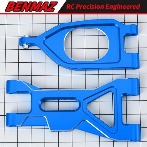 Aluminum Front Upper & Lower Suspension Arm Swing Arm RC Upgrades for Arrma 1/10 Gorgon 4X2 2WD Gorgon Monster Truck,Replace#ARA330750#ARA330752 (Red) in Saudi Arabia