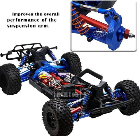 ترقيات جزء من 1/10 الجرانيت/الحاسو 4x4 3S BLX & MEGA 550 ، Vorteks 4x4 3S BLX ، ذراع التعليق الخلفي الأمامي والتعرجية الكتل Caster Caster Caster Colter in Saudi Arabia