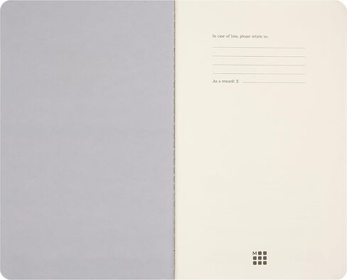 Moleskine Limited Edition Journals Cahier المستوحاة من ناسا ، غطاء ناعم ، كبير (5 "× 8.25") ، عادي ، أسود/رمادي ، 80 صفحة (مجموعة من 2) in Kuwait