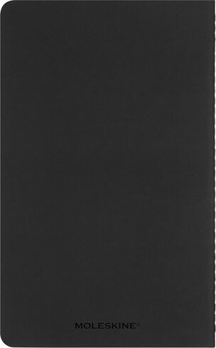 Moleskine Limited Edition Journals Cahier المستوحاة من ناسا ، غطاء ناعم ، كبير (5 "× 8.25") ، عادي ، أسود/رمادي ، 80 صفحة (مجموعة من 2) in Kuwait