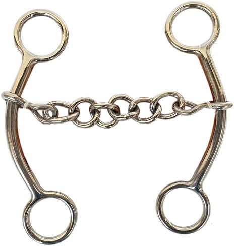 قطعة الفم المصنوعة من الأسلاك الملتوية الخفيفة من هيلاسون Goosetree Simplicity | بت الحصان | لقم الحصان الغربية | لقم حصان المشي | لقمة تدريب الحصان | بت الخيول | بت للخيول in Kuwait