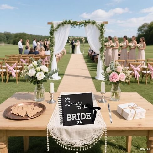 8 "× 8" رسائل إلى The Bride Scrapbook Book Book ، 80 Plank Pages Hardcover Photo Scrapbook كتاب حفلات الزفاف لعروض الزفاف DIY ، عائلة ، ذكرى مع مجموعة ملحقات DIY (ورقة أسود كرافت) in Saudi Arabia