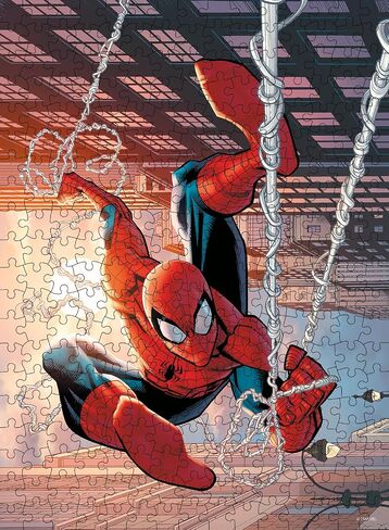 ألعاب Buffalo - Marvel - 4 × 1 Multipack - Spider -Man - ألغاز بانوراما متعددة القطع للبالغين - اللغز الصعب المثالي لليالي اللعبة - يختلف الحجم النهائي in Saudi Arabia
