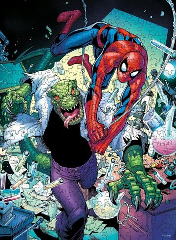 ألعاب Buffalo - Marvel - 4 × 1 Multipack - Spider -Man - ألغاز بانوراما متعددة القطع للبالغين - اللغز الصعب المثالي لليالي اللعبة - يختلف الحجم النهائي in Saudi Arabia