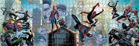 ألعاب Buffalo - Marvel - 4 × 1 Multipack - Spider -Man - ألغاز بانوراما متعددة القطع للبالغين - اللغز الصعب المثالي لليالي اللعبة - يختلف الحجم النهائي in Saudi Arabia