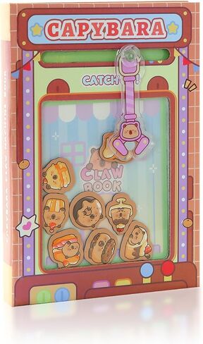GELUODE CAPYBARA A7 MINI Noteboor ، CLAW Machine Design Cute Kawaii Capybara موضوع ، ومتعة ومفتحة وظيفية للمجلات ، المذكرات والهدايا للأطفال (Orange) in Saudi Arabia