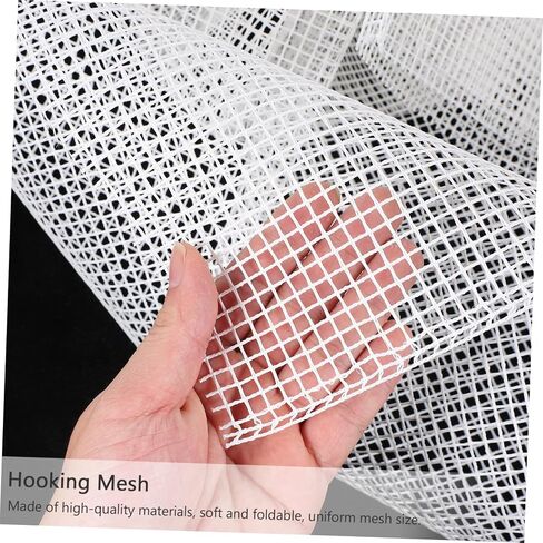 JOJOFUNY DIY MESH BRACE STIKING CANVAS WHITE TABESTRY لمشاريع الحرف المناسبة لصنع السجادة الوقايات التطريز وربط المزلاج in Saudi Arabia