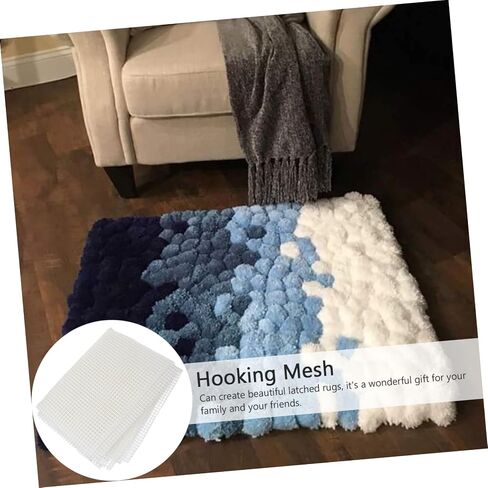 JOJOFUNY DIY MESH BRACE STIKING CANVAS WHITE TABESTRY لمشاريع الحرف المناسبة لصنع السجادة الوقايات التطريز وربط المزلاج in Saudi Arabia