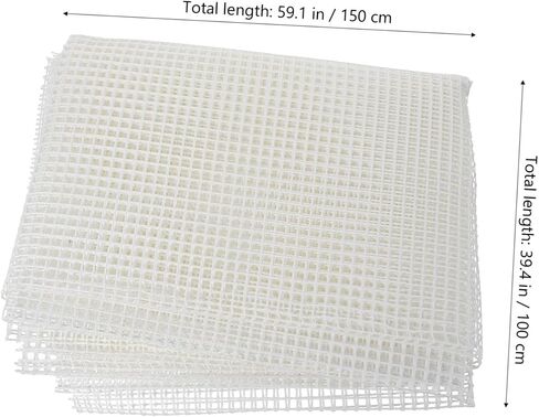 JOJOFUNY DIY MESH BRACE STIKING CANVAS WHITE TABESTRY لمشاريع الحرف المناسبة لصنع السجادة الوقايات التطريز وربط المزلاج in Saudi Arabia