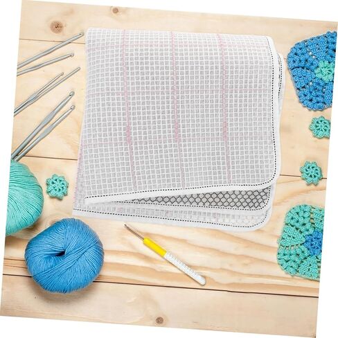 DIY Carpet Merbroidery Cloth Dating Latch Hook Canvas للمبتدئين والحرفيين مواد حرفية متعددة الاستخدامات لمشاريع صنع الإبرة النسيج وتواجد البساط in Kuwait