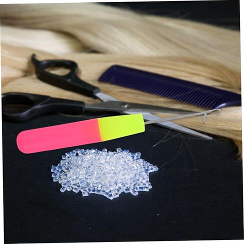 Vaguelly 5 Pcs Latch Hook Crochet Needles for Hair Extensions and Carpet Making Plastic and Metal for Micro Braids and Boys and Girls Crafts in Saudi Arabia