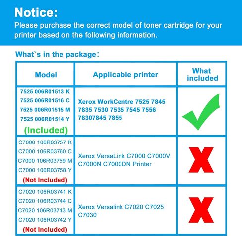 LCL Remanufactured Toner Cartridge Replacement for Xerox VersaLink C605 C600 C600N C600DN 106R03899 106R03896 106R03897 106R03898 (4-Pack Black, Cyan, Magenta, Yellow) in Saudi Arabia