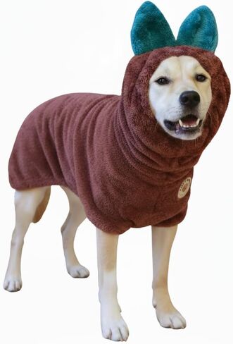 منشفة حمام فاخرة للكلاب من DERPYCHAPPY، رداء من الألياف الدقيقة الماصة للكلاب والقطط الصغيرة والمتوسطة والكبيرة جدًا، مناشف أنيقة ومريحة سريعة الجفاف للحيوانات الأليفة بعد الاستحمام أو حمام السباحة أو الشاطئ (L، وردي) in Kuwait