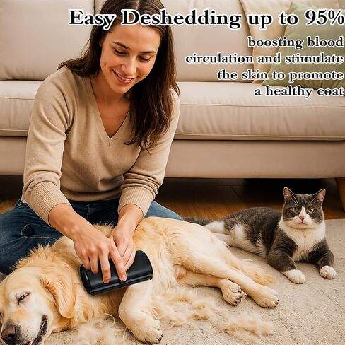 فرشاة الكلب deseshedding ، أداة إزالة شعر الأليف المهنية للقطط والكلاب والأرانب in Kuwait