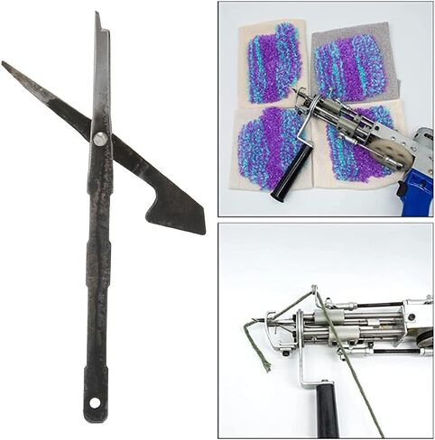 Hztyyier Pile Needle Metal Loop Cut Pile Pin Easy Mounting Pile Scissors Weaving Replacement Accessories for Rug Tufting Gun (Cut Pile (5in)) in Saudi Arabia