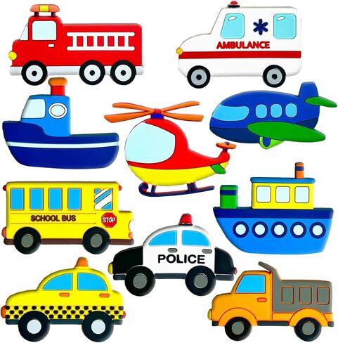 Fridge Magnets for Toddlers,Transportation Refrigerator Magnets for Kids,Car Boat Aircraft Vehicle Fridge Magnetic,Baby Learning Magnet Educational Toys Gift for Whiteboard in Saudi Arabia