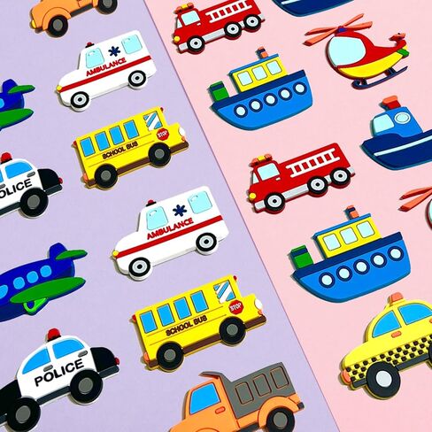 Fridge Magnets for Toddlers,Transportation Refrigerator Magnets for Kids,Car Boat Aircraft Vehicle Fridge Magnetic,Baby Learning Magnet Educational Toys Gift for Whiteboard in Saudi Arabia