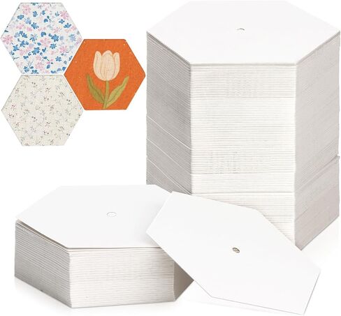 1000 PCS Hexagon Piecing Paper Templates, 1" White Paper templates, Quilting Templates Accessories for DIY Patchwork Crafts and Sewing Supplies in Kuwait