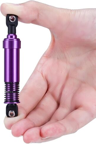 1/10 rc crawler shocks,75mm-115mm optional Big Bore Shocks with Oil Filled for LCG Cheater Rigs Capra SCX10 TRX4 Gspeed V4 Elem ent Comp Builds (Purple 95mm 2pcs) in Kuwait