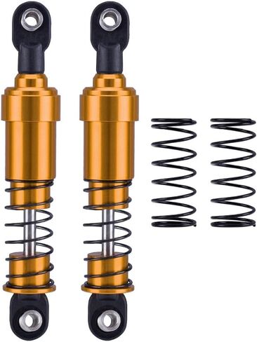 1/10 rc crawler shocks,75mm-115mm optional Big Bore Shocks with Oil Filled for LCG Cheater Rigs Capra SCX10 TRX4 Gspeed V4 Elem ent Comp Builds (Purple 95mm 2pcs) in Kuwait