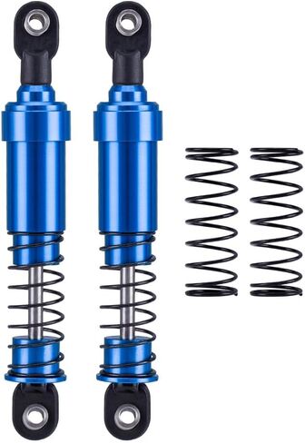 1/10 rc crawler shocks,75mm-115mm optional Big Bore Shocks with Oil Filled for LCG Cheater Rigs Capra SCX10 TRX4 Gspeed V4 Elem ent Comp Builds (Purple 95mm 2pcs) in Kuwait