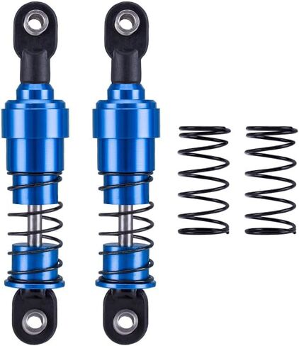 1/10 rc crawler shocks,75mm-115mm optional Big Bore Shocks with Oil Filled for LCG Cheater Rigs Capra SCX10 TRX4 Gspeed V4 Elem ent Comp Builds (Purple 95mm 2pcs) in Kuwait