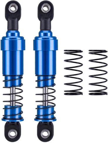 1/10 rc crawler shocks,75mm-115mm optional Big Bore Shocks with Oil Filled for LCG Cheater Rigs Capra SCX10 TRX4 Gspeed V4 Elem ent Comp Builds (Purple 95mm 2pcs) in Kuwait