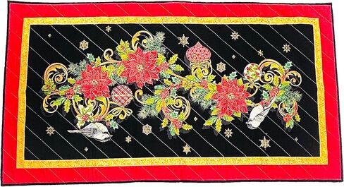 Handmade 100% Cotton Table Runner/Topper - Elegant and Durable Dining Table Decoration, Machine Washable, Ideal for Parties, Holidays, and Everyday Use. Reversable. in Saudi Arabia
