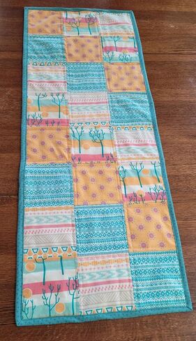 Hot Sun Quilted Table Runner - approximately 14" x 36.5" in Saudi Arabia