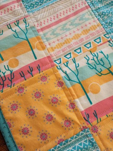 Hot Sun Quilted Table Runner - approximately 14" x 36.5" in Saudi Arabia