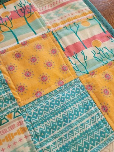 Hot Sun Quilted Table Runner - approximately 14" x 36.5" in Saudi Arabia