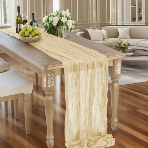 16 حزمة تشيز ستوكلات العدائين 20 "× 120" ، بوهو شاش ديكور لحفل الزفاف ، دش الزفاف ، حفلة عيد ميلاد ، عداء رومانسي طويل (Terracotta) in Saudi Arabia