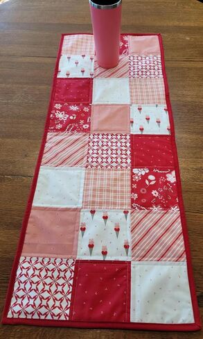 Mother's Day Quilted Table Runner Spring Table Runner Summer Table Runner Valentine's Day Table Runner Table Topper Coffee Table Kitchen Table Napkins Pot Holders Placemats Easter Table Runner in Saudi Arabia