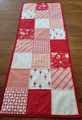 Mother's Day Quilted Table Runner Spring Table Runner Summer Table Runner Valentine's Day Table Runner Table Topper Coffee Table Kitchen Table Napkins Pot Holders Placemats Easter Table Runner in Saudi Arabia
