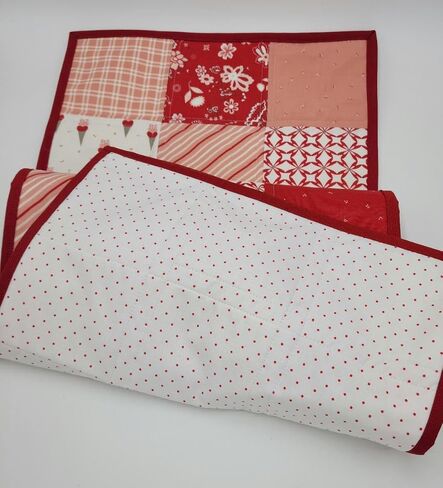 Mother's Day Quilted Table Runner Spring Table Runner Summer Table Runner Valentine's Day Table Runner Table Topper Coffee Table Kitchen Table Napkins Pot Holders Placemats Easter Table Runner in Saudi Arabia