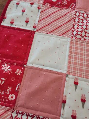 Mother's Day Quilted Table Runner Spring Table Runner Summer Table Runner Valentine's Day Table Runner Table Topper Coffee Table Kitchen Table Napkins Pot Holders Placemats Easter Table Runner in Saudi Arabia