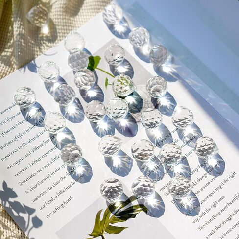 15Pcs Multi-Color Crystal Ball Prism Sun Catcher Crystals(30mm) in Saudi Arabia