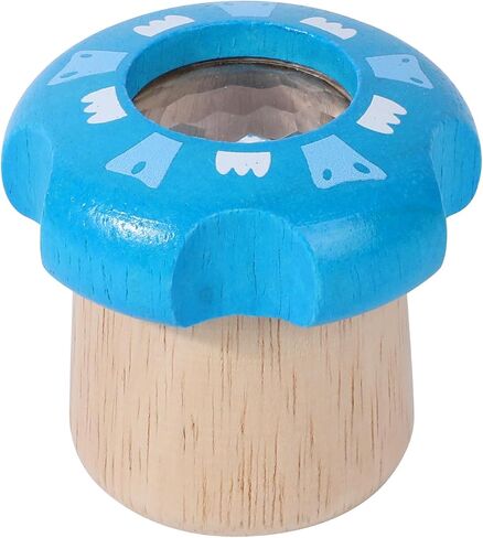 WODI 1PCS Wooden Kaleidoscope for Kids - Montessori Educational Optical Toy, Vintage Birthday Gift for Boys Girls Ages 3-12, Travel Sensory STEM Learning (red) in Saudi Arabia