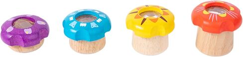 Wodi 1pcs caleidoscope wooden for Kids - لعبة Montessori التعليمية البصرية ، هدية عيد ميلاد عتيقة للفتيان الفتيات الذين تتراوح أعمارهم بين 3 و 12 عامًا ، التعلم الحسي في مجال السفر (أحمر) in Kuwait