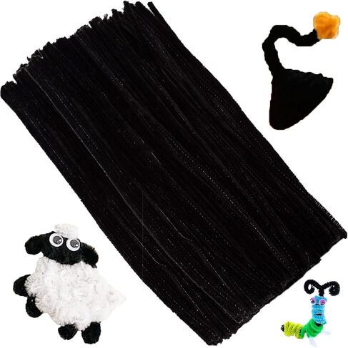 100 PCS CHENILLE SCET for Parchs ، Craft Pipe Cleaners S ، Click Pipe Cleaners ، Arts Crafts for DIY ، Decoratio Decoratio ، Craft Projects Creative (Green) in Saudi Arabia
