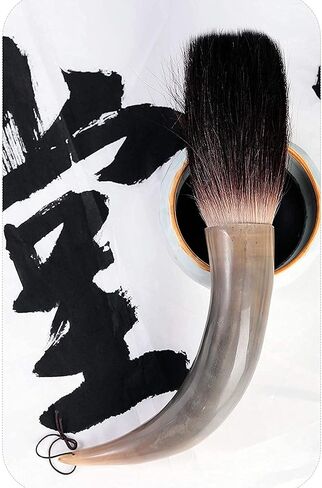 Calligraphy Brush, Chinese Calligraphy Brush Calligraphy Brush/Chinese Kanji Japanese Calligraphy Watercolor Sumi Drawing Brush(Wolf Hair) in Saudi Arabia